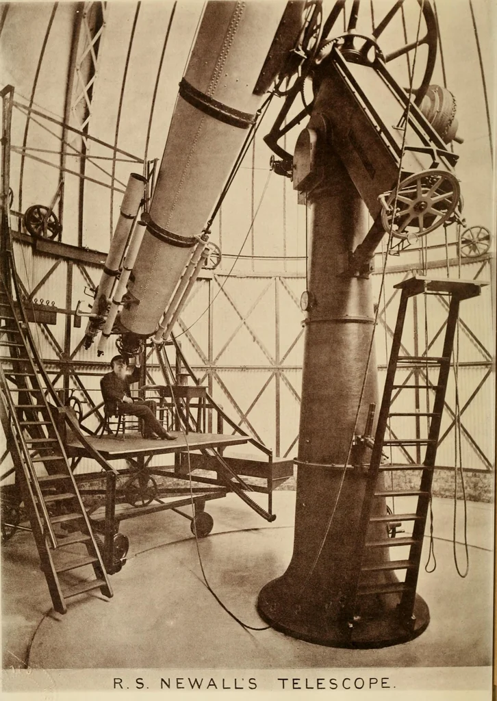 An illustration from Stargazing: past and present, 1878, leaf 7