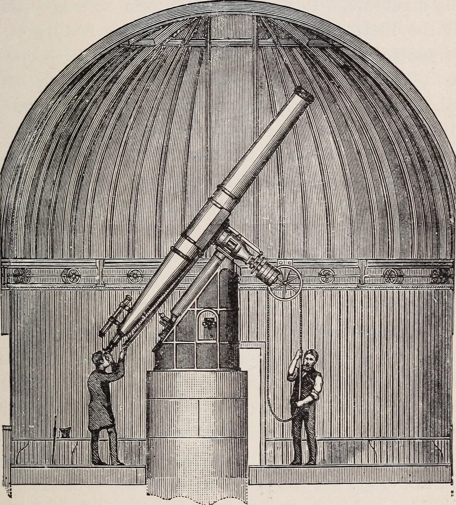 An illustration from Star-land; being talks with young people about the wonders of the heavens, 1899, leaf 108