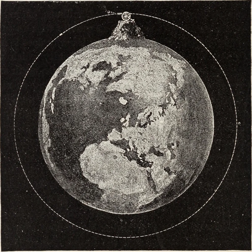 An illustration from Star-land; being talks with young people about the wonders of the heavens, 1899, leaf 135