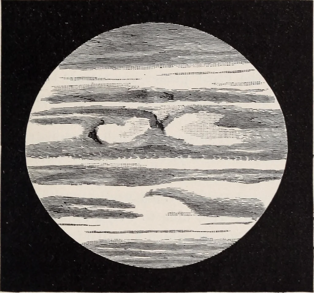An illustration from Star-land; being talks with young people about the wonders of the heavens, 1899, leaf 228