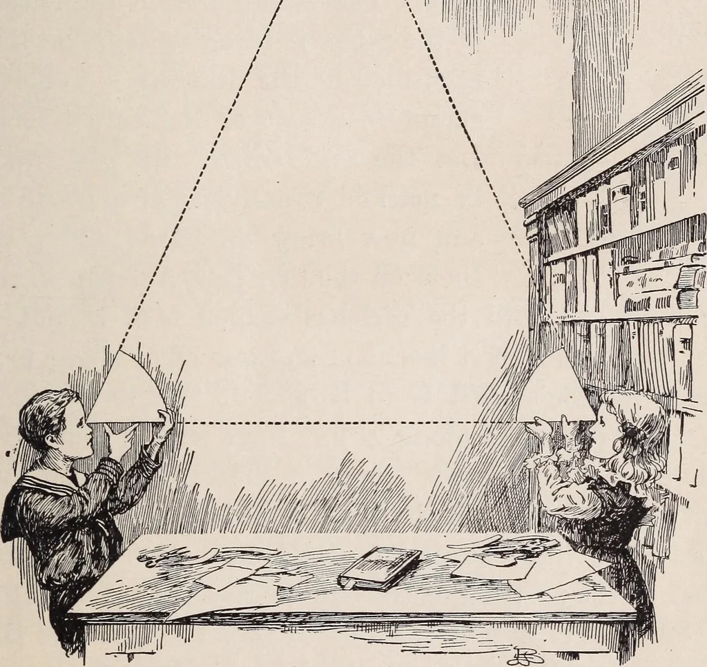 An illustration from Star-land; being talks with young people about the wonders of the heavens, 1899, leaf 34