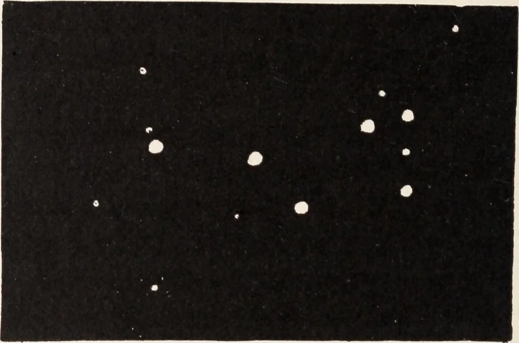 An illustration from Star-land; being talks with young people about the wonders of the heavens, 1899, leaf 375