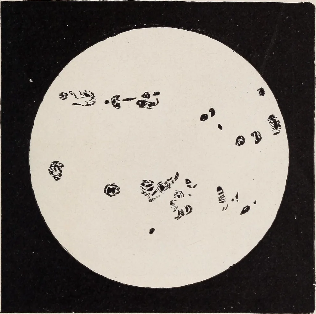 An illustration from Star-land; being talks with young people about the wonders of the heavens, 1899, leaf 48
