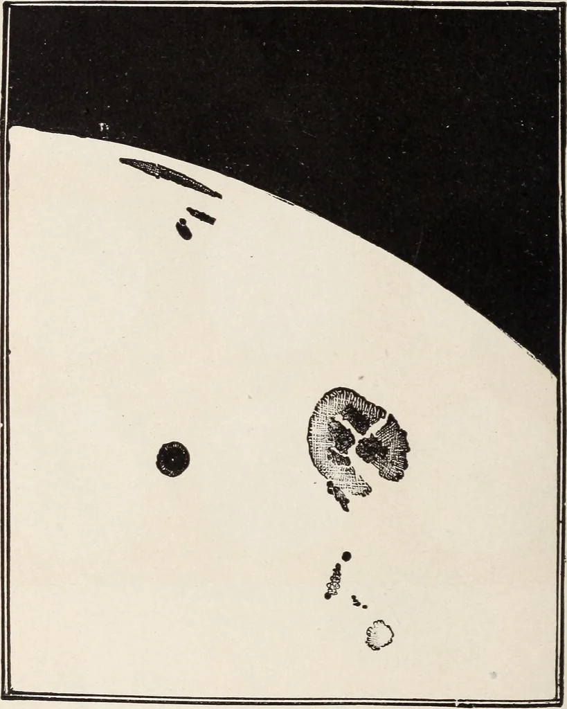 An illustration from Star-land; being talks with young people about the wonders of the heavens, 1899, leaf 51