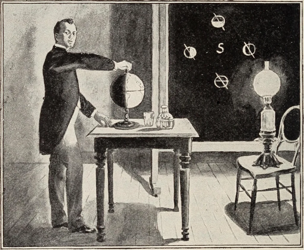 An illustration from Star-land; being talks with young people about the wonders of the heavens, 1899, leaf 63