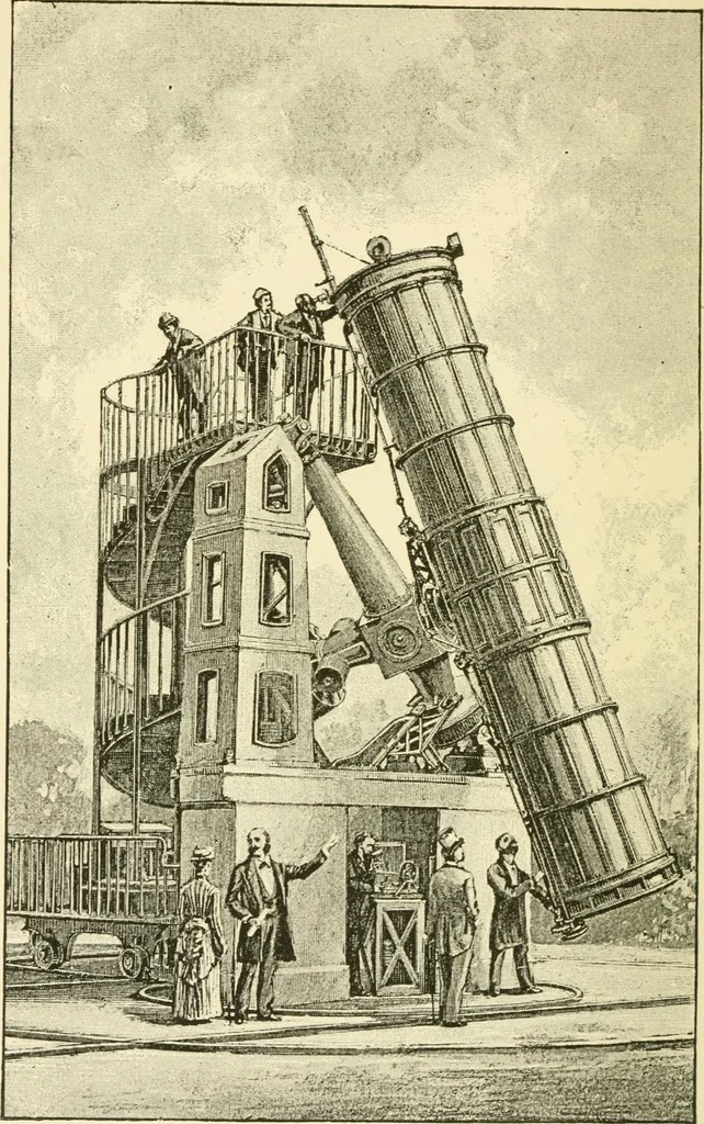 An illustration from Star-land : being talks with young people about the wonders of the heavens, 1891, leaf 347