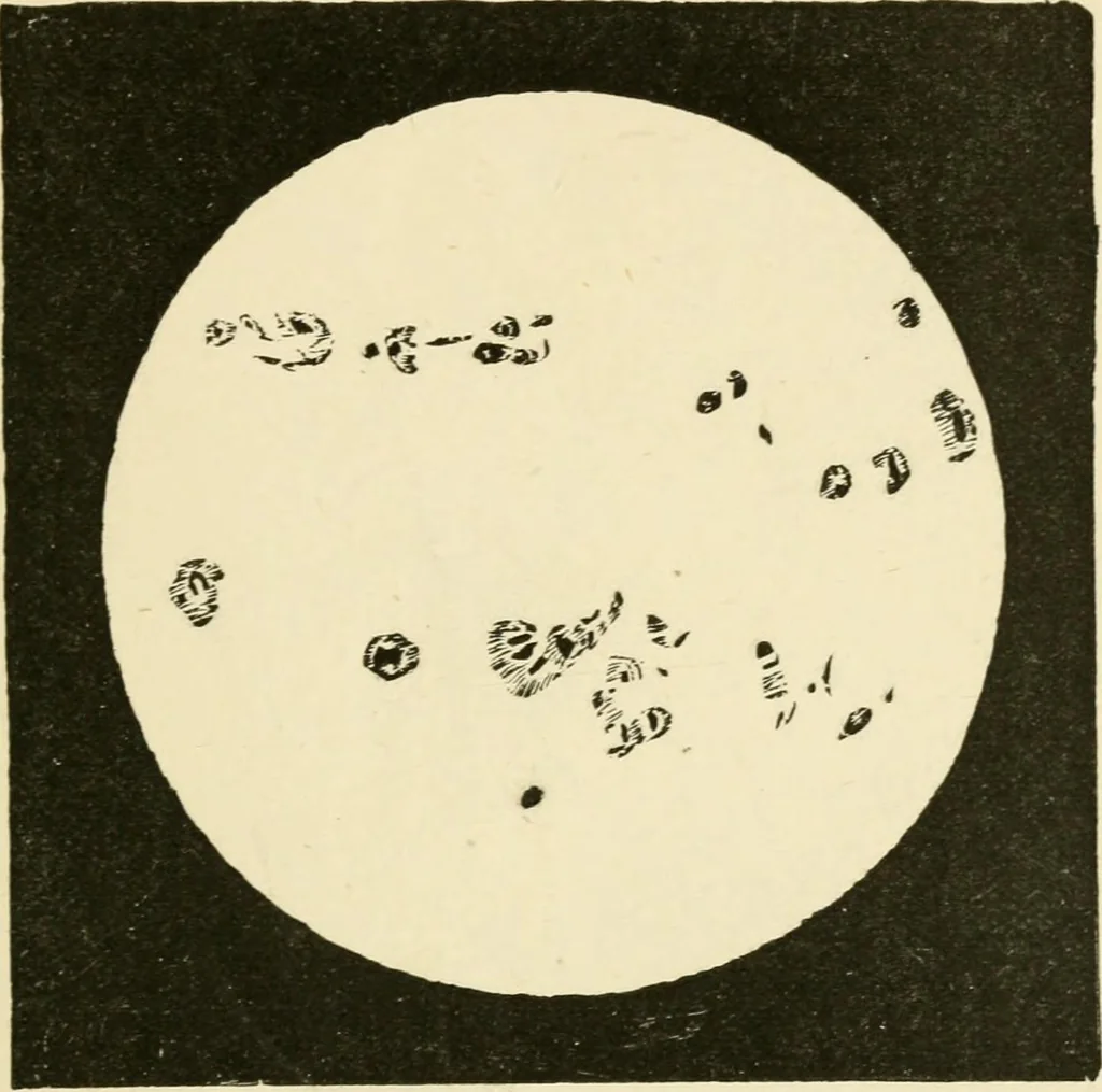 An illustration from Star-land : being talks with young people about the wonders of the heavens, 1891, leaf 48