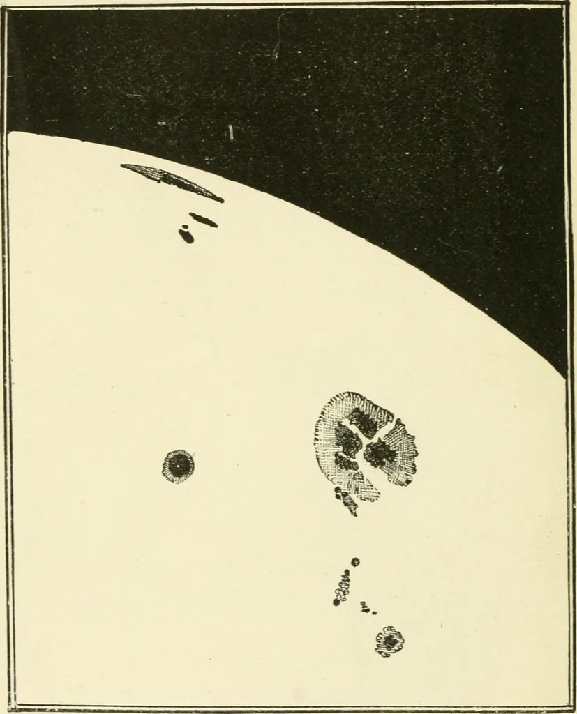 An illustration from Star-land : being talks with young people about the wonders of the heavens, 1891, leaf 51