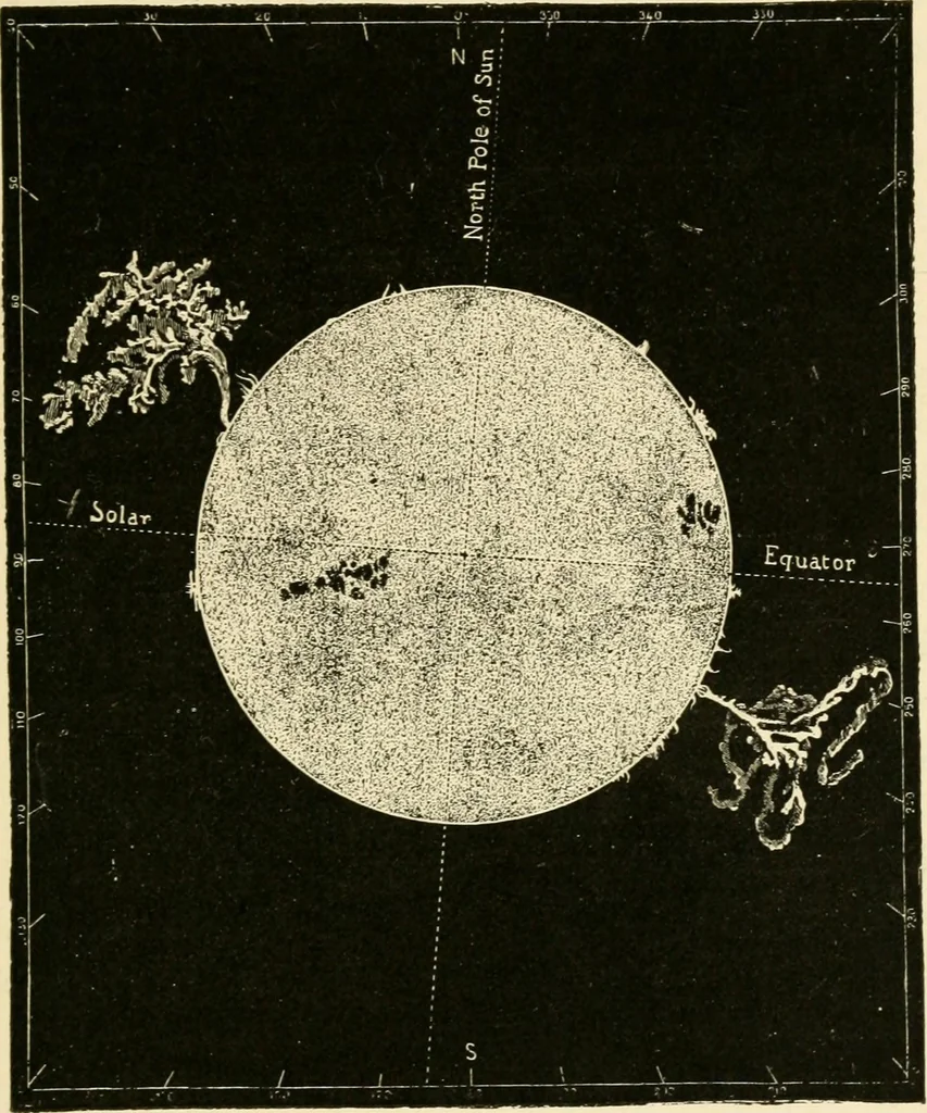 An illustration from Star-land : being talks with young people about the wonders of the heavens, 1891, leaf 58