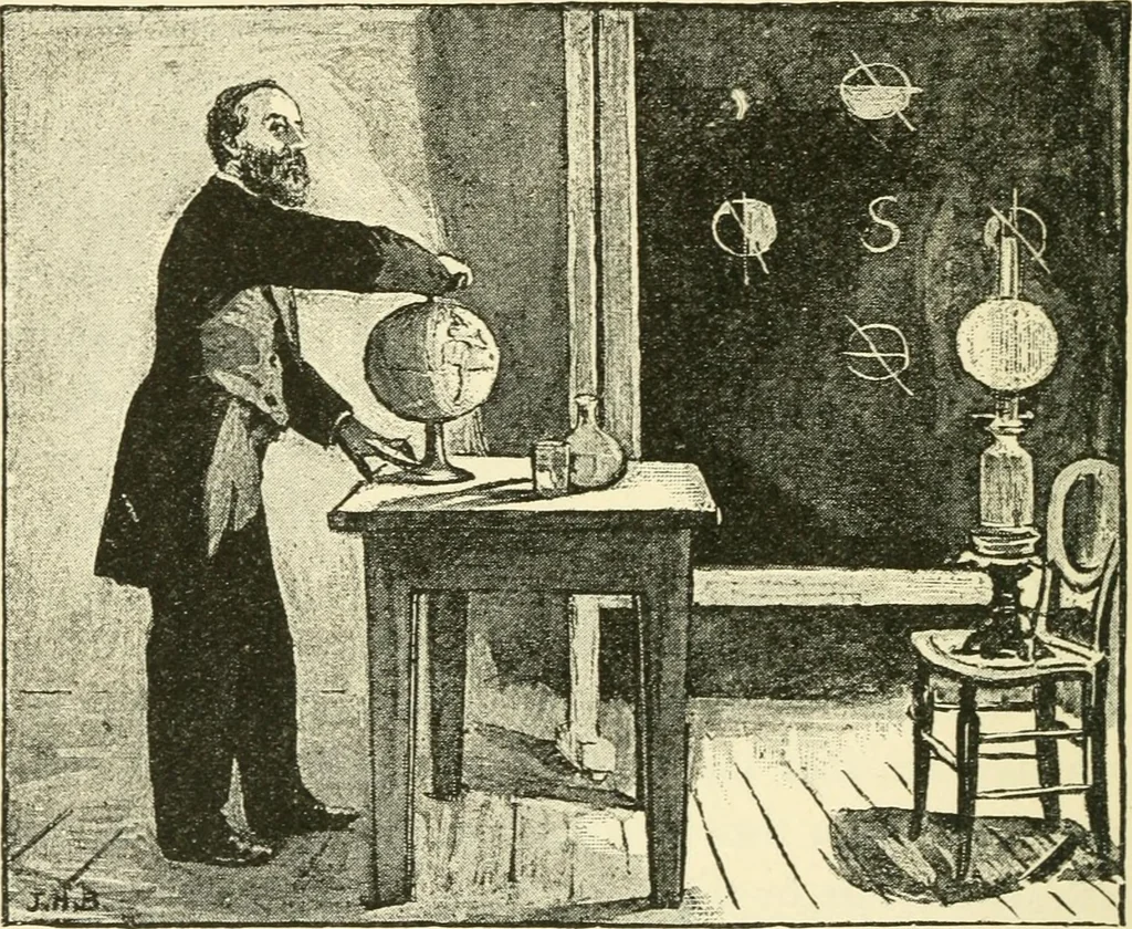 An illustration from Star-land : being talks with young people about the wonders of the heavens, 1891, leaf 63
