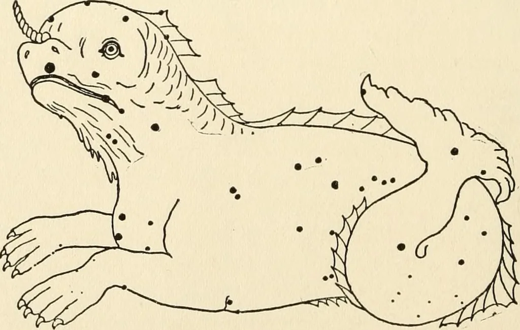 An illustration from Star lore of all ages; a collection of myths, legends, and facts concerning the constellations of the Northern Hemisphere, 1911, leaf 201