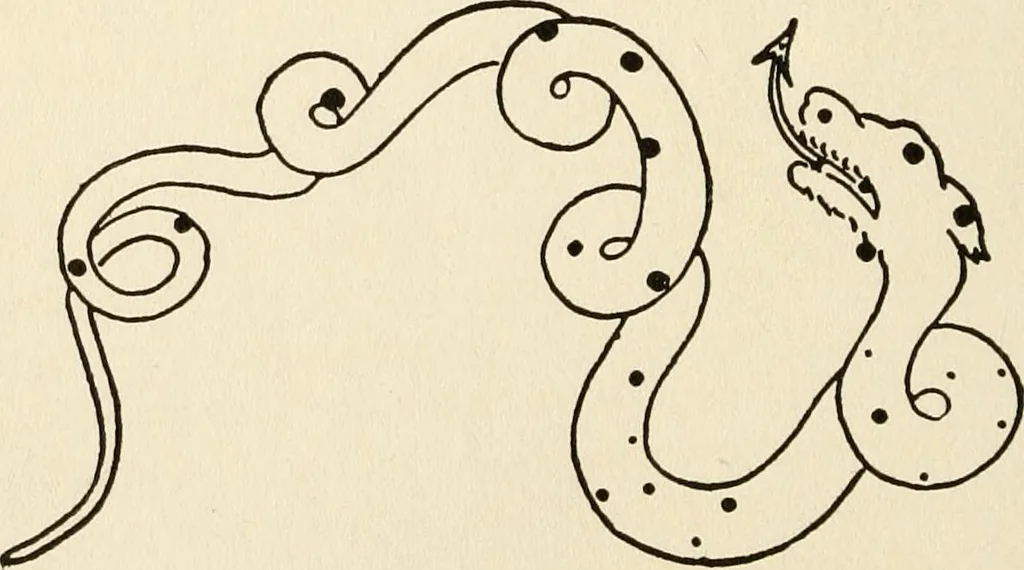 An illustration from Star lore of all ages; a collection of myths, legends, and facts concerning the constellations of the Northern Hemisphere, 1911, leaf 257