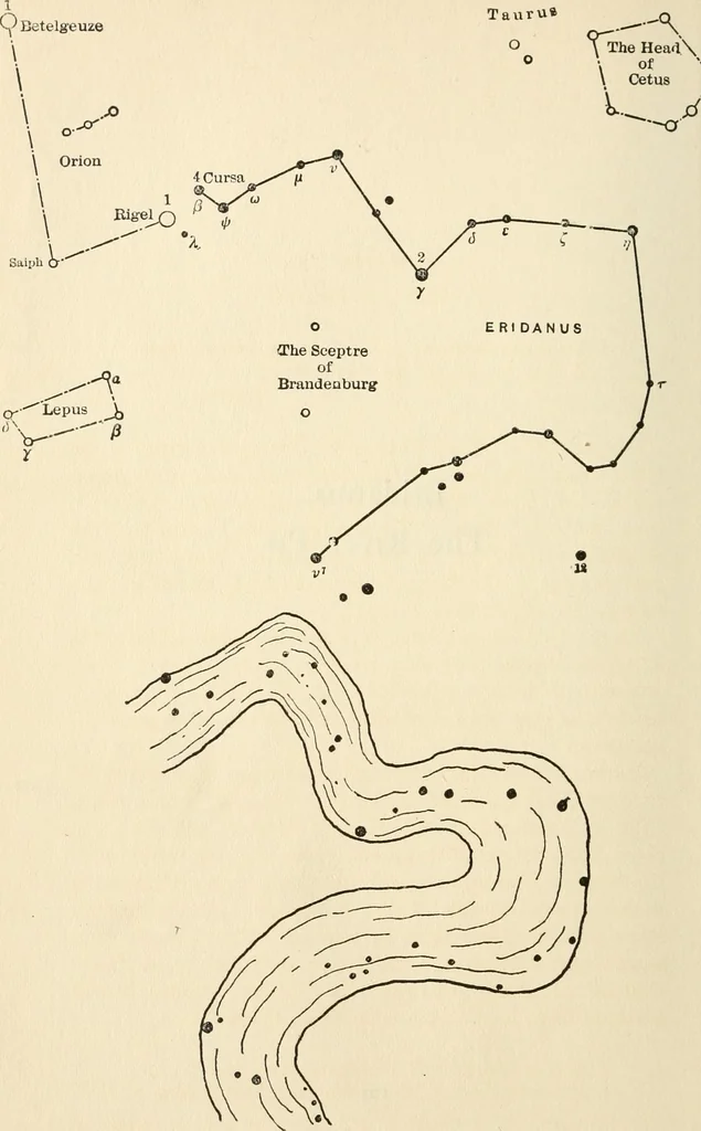 An illustration from Star lore of all ages; a collection of myths, legends, and facts concerning the constellations of the Northern Hemisphere, 1911, leaf 271