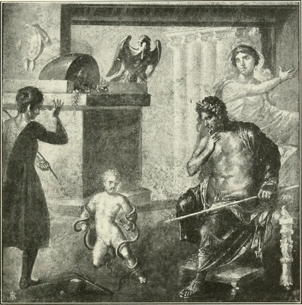 An illustration from Star lore of all ages; a collection of myths, legends, and facts concerning the constellations of the Northern Hemisphere, 1911, leaf 300
