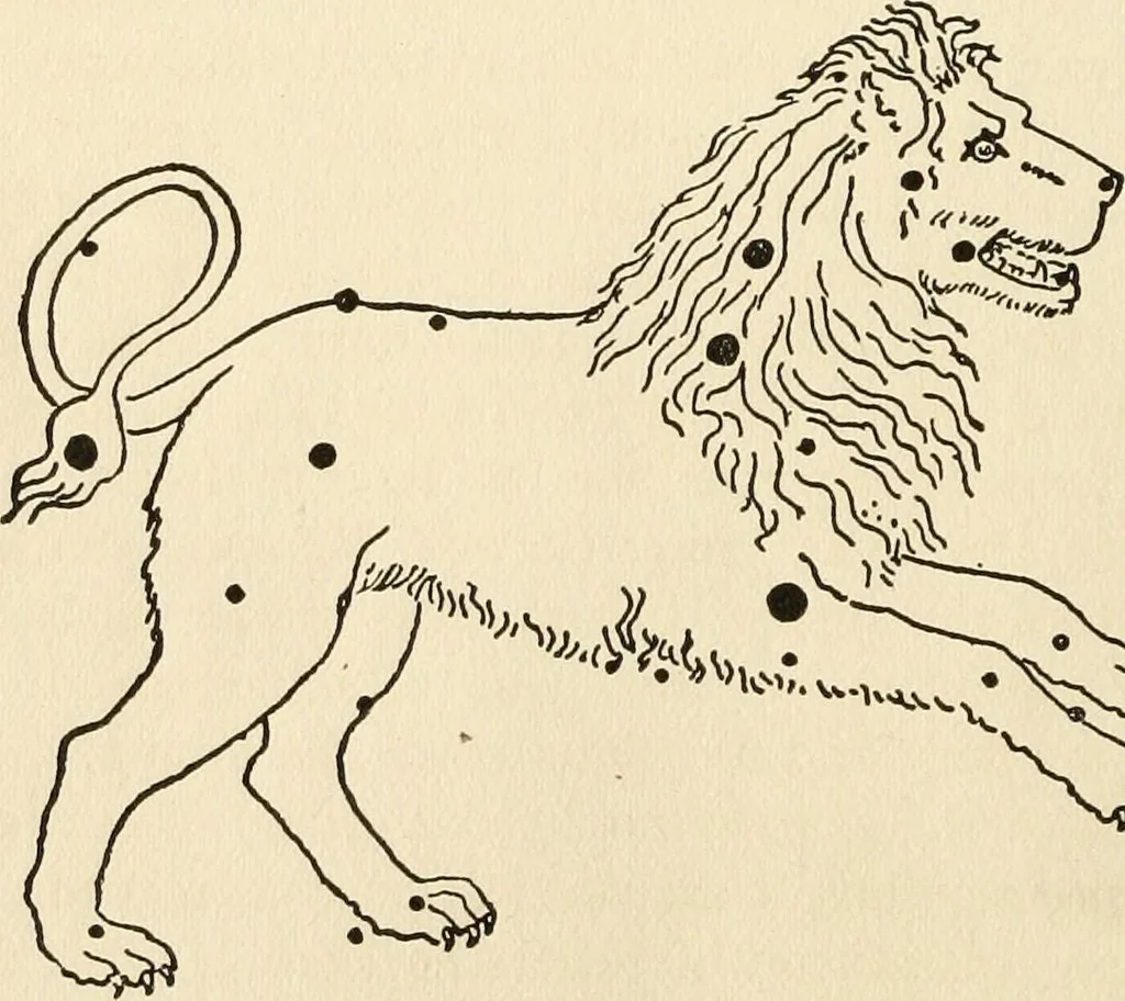 An illustration from Star lore of all ages; a collection of myths, legends, and facts concerning the constellations of the Northern Hemisphere, 1911, leaf 325