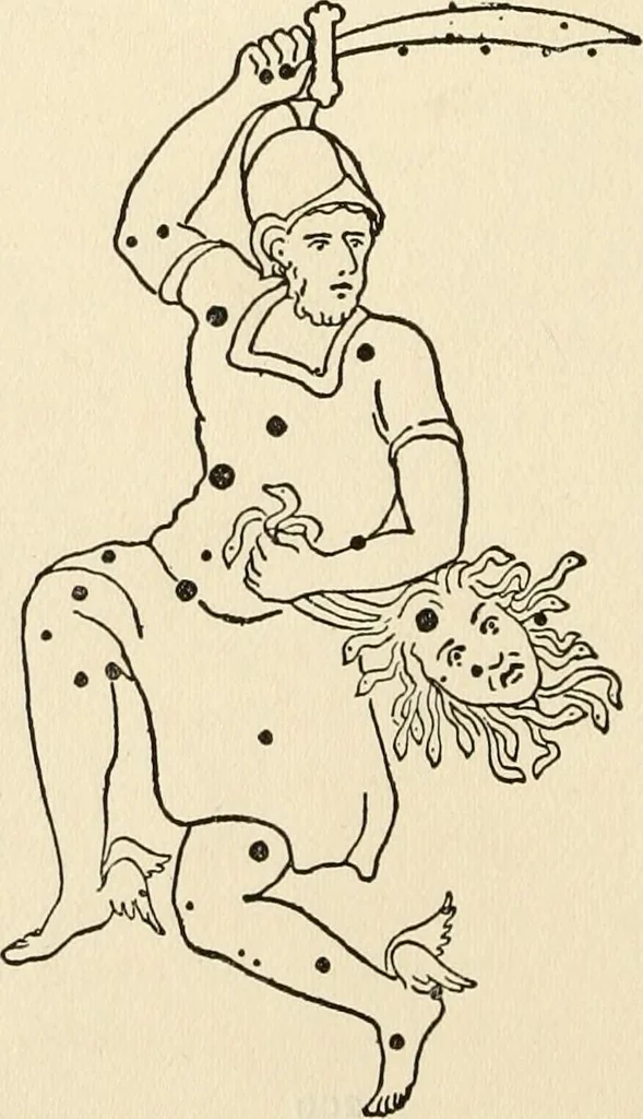 An illustration from Star lore of all ages; a collection of myths, legends, and facts concerning the constellations of the Northern Hemisphere, 1911, leaf 413