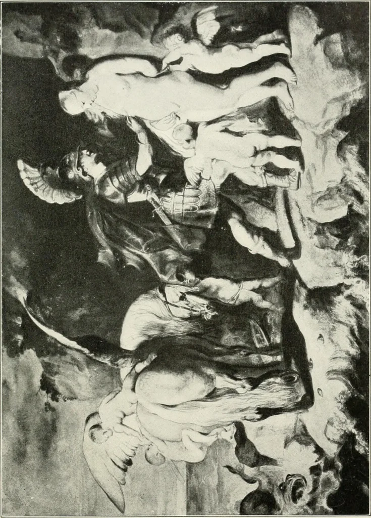 An illustration from Star lore of all ages; a collection of myths, legends, and facts concerning the constellations of the Northern Hemisphere, 1911, leaf 416
