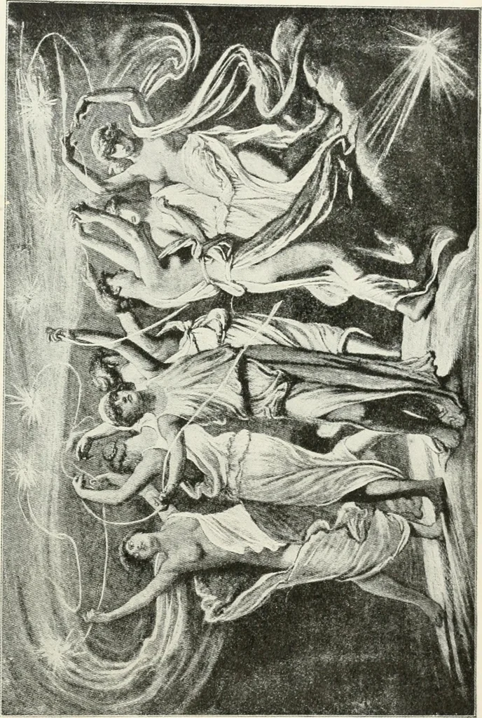 An illustration from Star lore of all ages; a collection of myths, legends, and facts concerning the constellations of the Northern Hemisphere, 1911, leaf 542