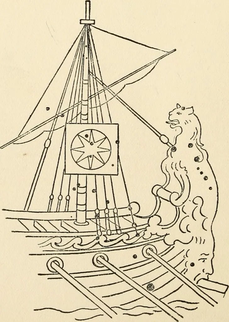 An illustration from Star lore of all ages; a collection of myths, legends, and facts concerning the constellations of the Northern Hemisphere, 1911, leaf 569
