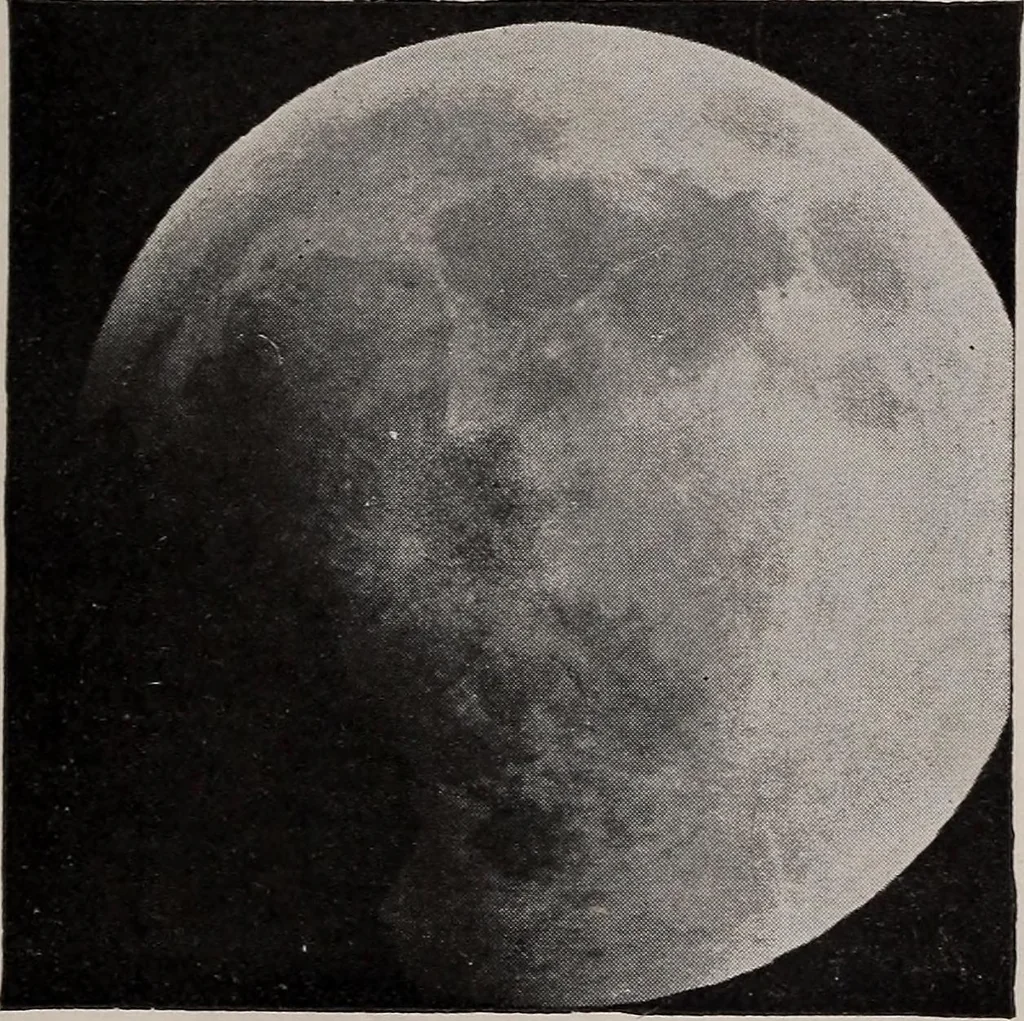 An illustration from The starry skies: or, First lessons on the sun, moon and stars, 1894, leaf 146