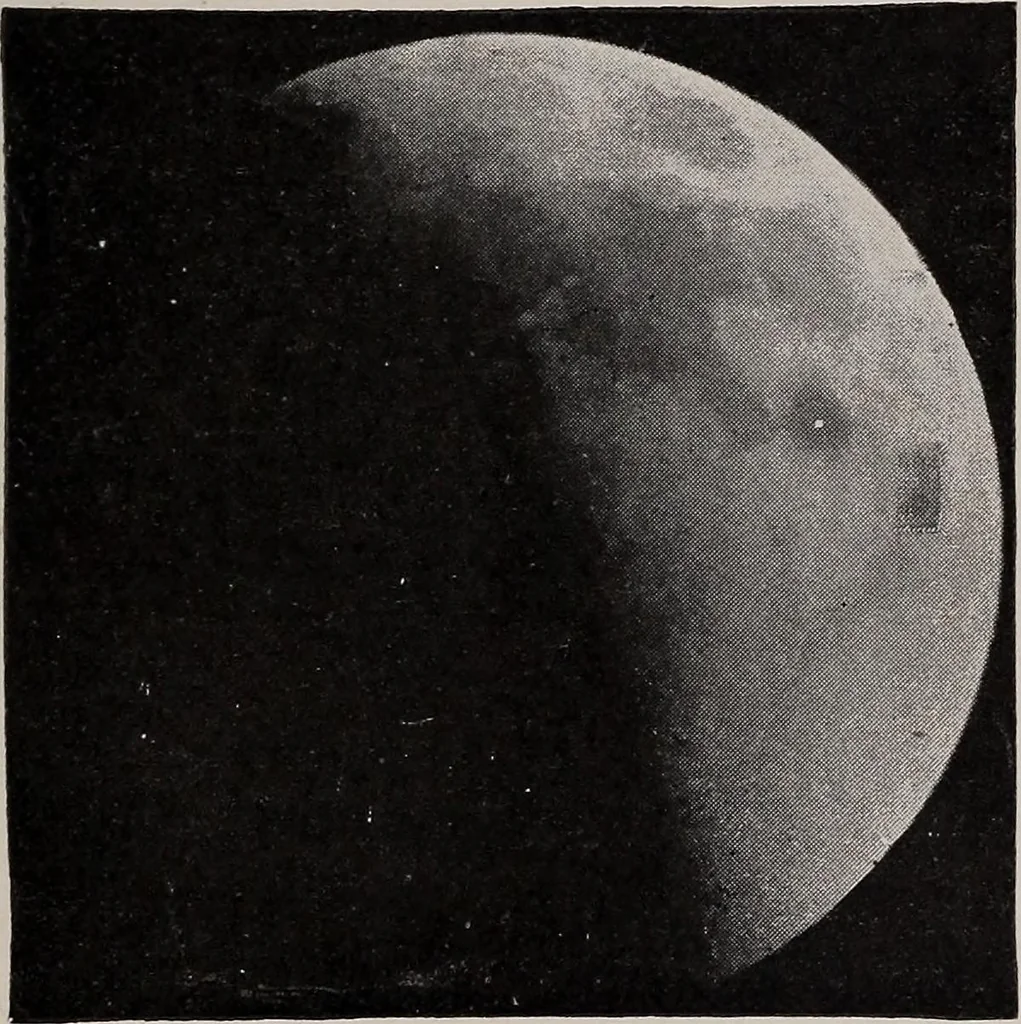 An illustration from The starry skies: or, First lessons on the sun, moon and stars, 1894, leaf 150