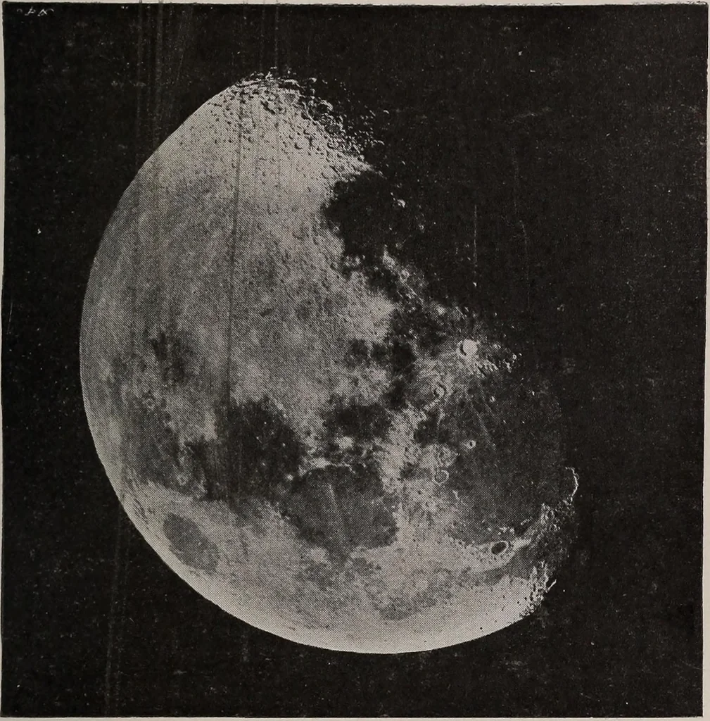 An illustration from The starry skies: or, First lessons on the sun, moon and stars, 1894, leaf 76