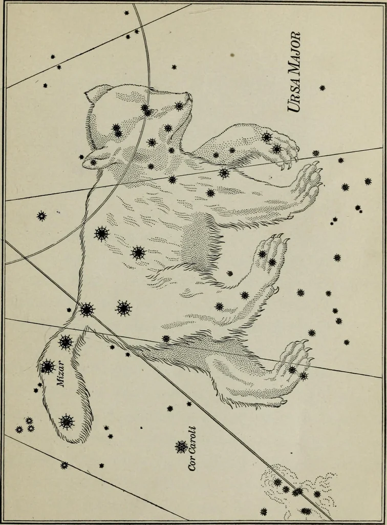 An illustration from The stars in song and legend, 1901, leaf 102