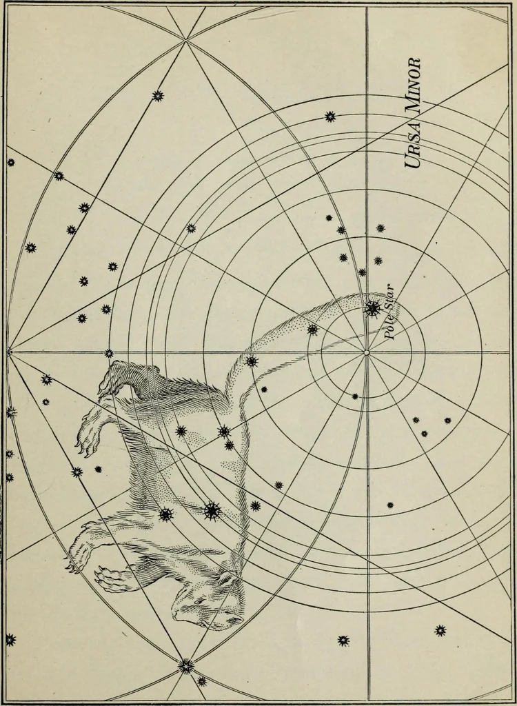 An illustration from The stars in song and legend, 1901, leaf 110
