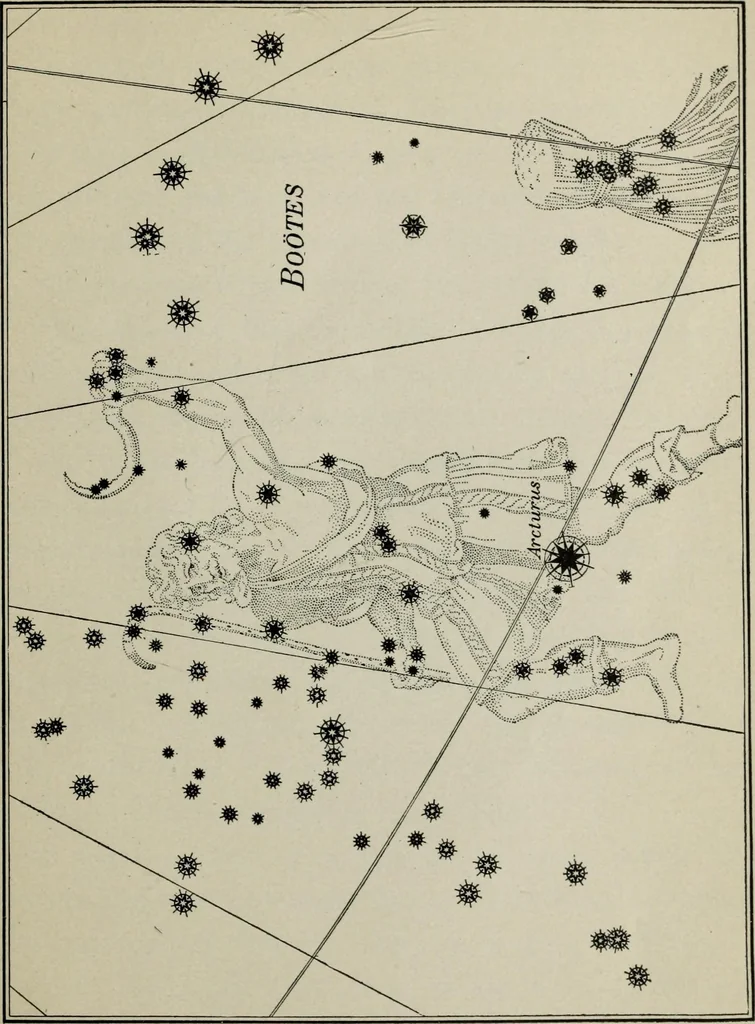 An illustration from The stars in song and legend, 1901, leaf 134