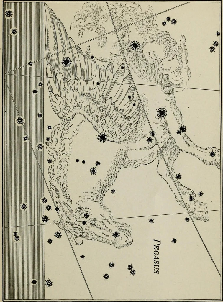 An illustration from The stars in song and legend, 1901, leaf 160