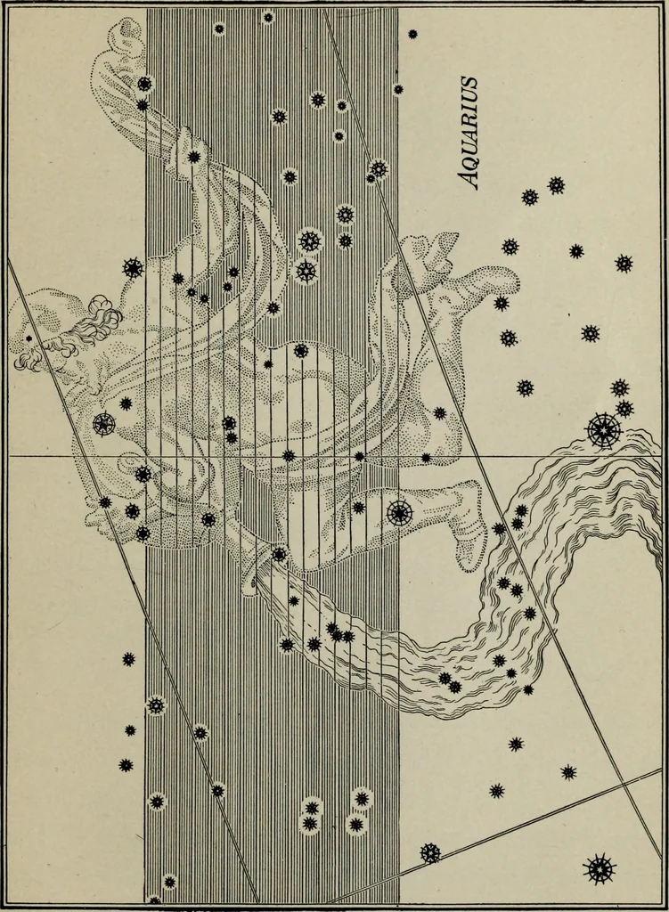 An illustration from The stars in song and legend, 1901, leaf 182