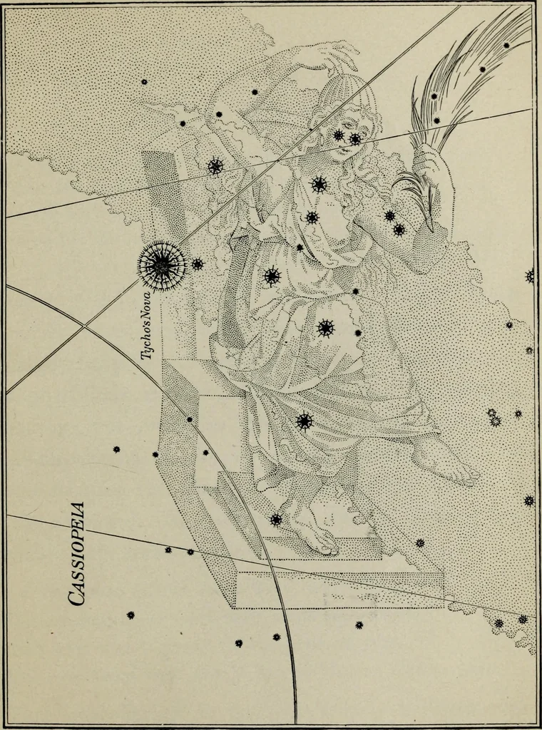 An illustration from The stars in song and legend, 1901, leaf 56