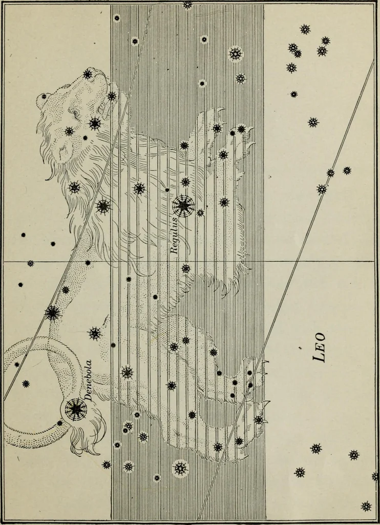 An illustration from The stars in song and legend, 1901, leaf 80
