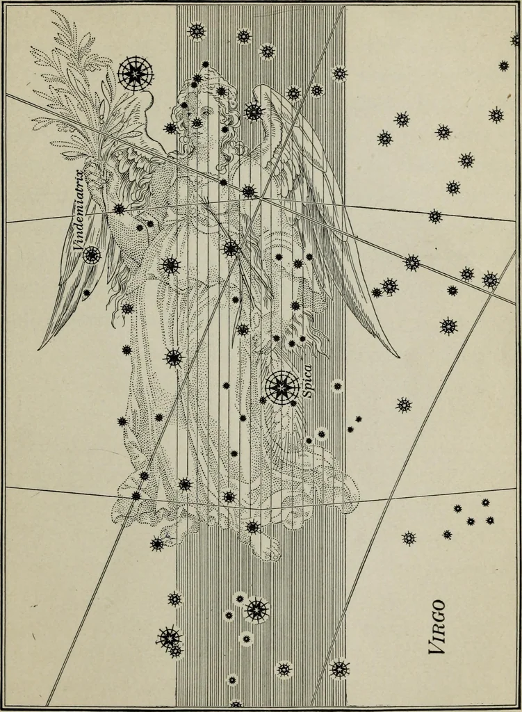 An illustration from The stars in song and legend, 1901, leaf 86