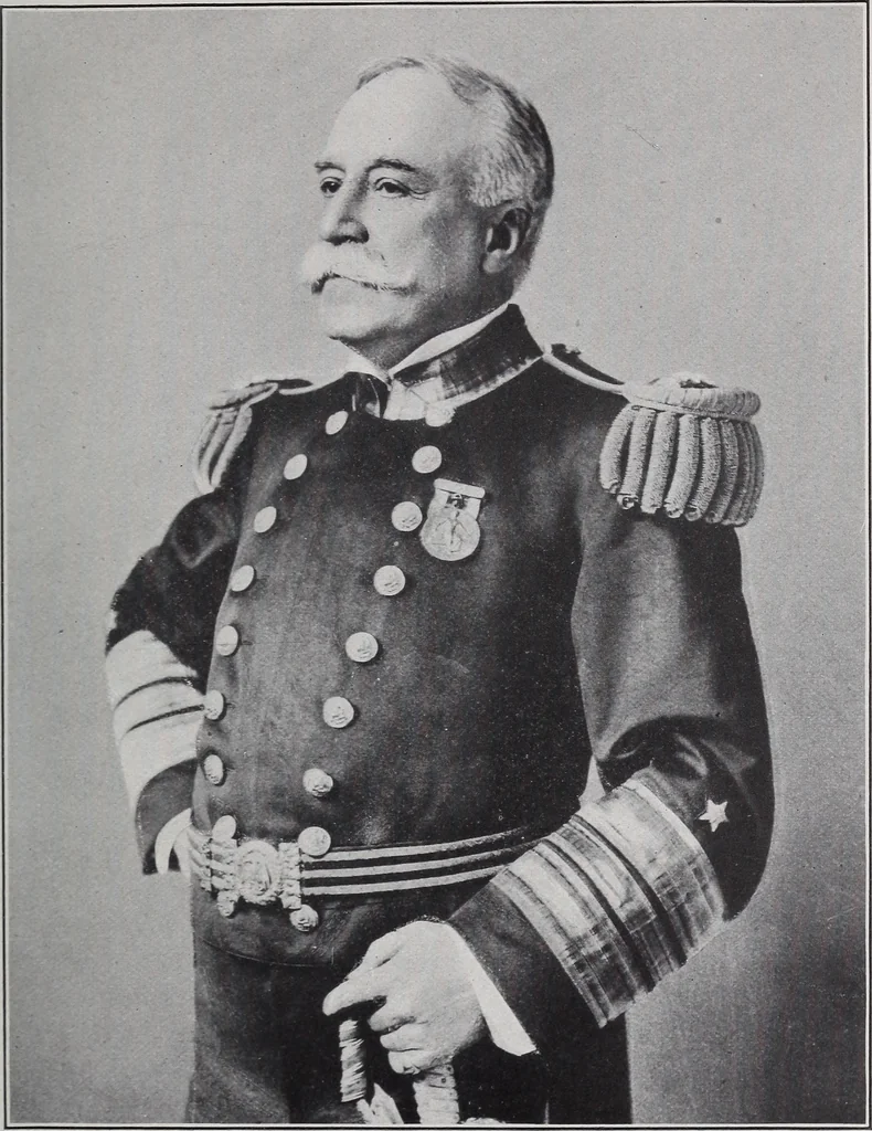 An illustration from The stars and stripes, from Washington to Wilson, 1777-1914 .., 1914, leaf 22