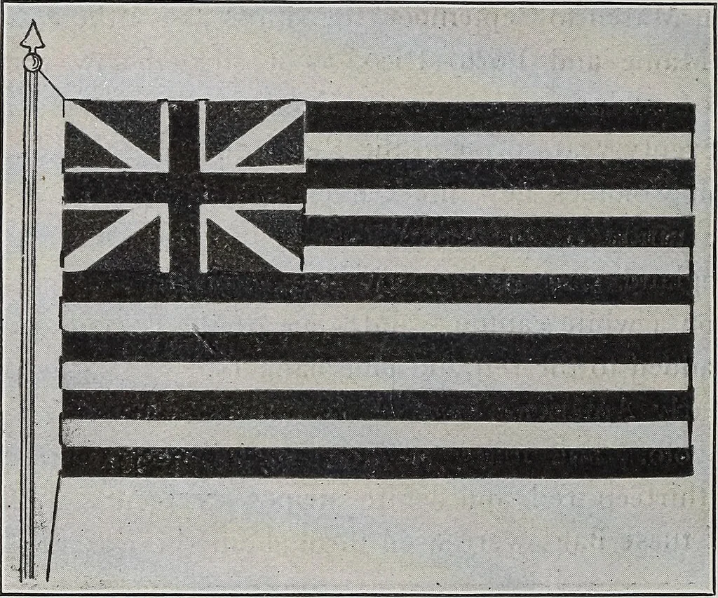 An illustration from The stars and stripes, from Washington to Wilson, 1777-1914 .., 1914, leaf 31