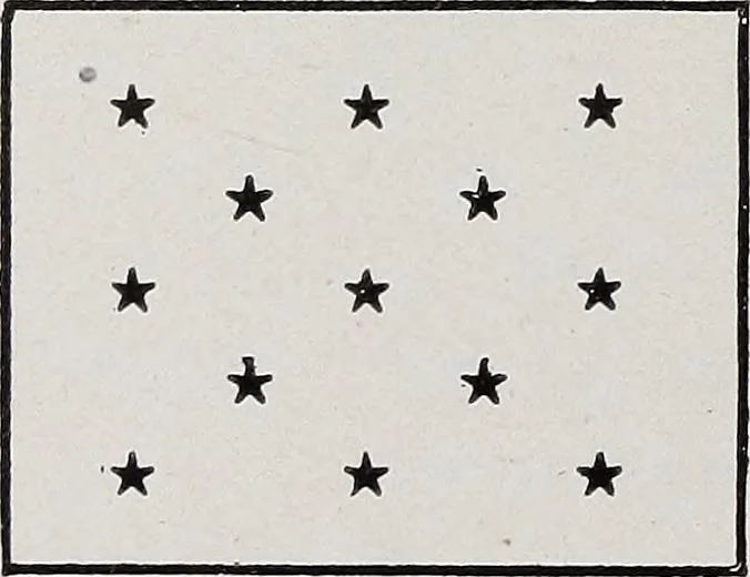 An illustration from The stars and stripes, from Washington to Wilson, 1777-1914 .., 1914, leaf 33