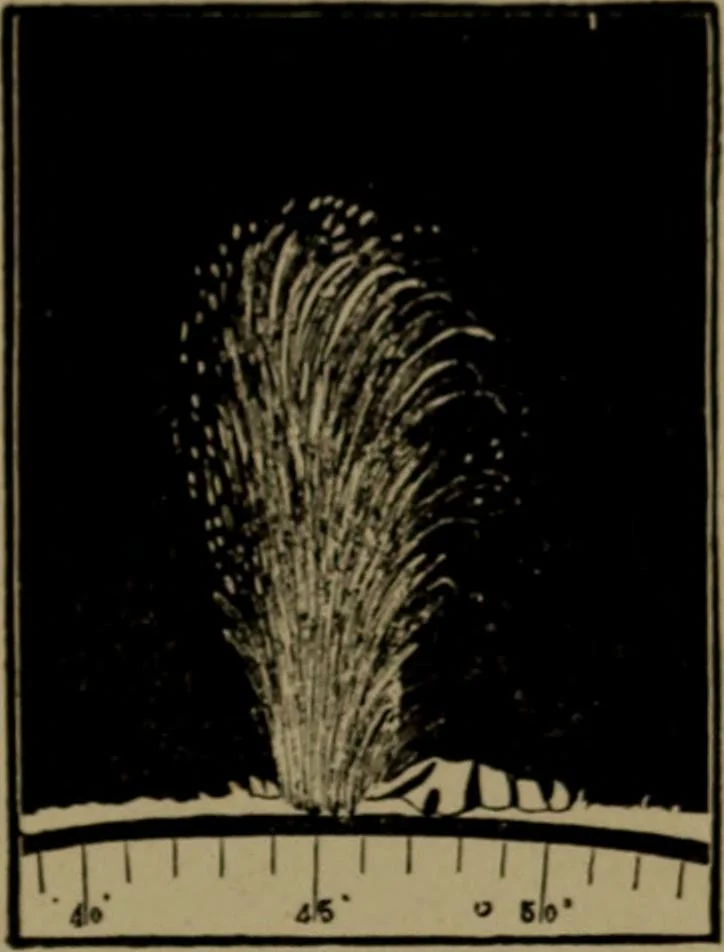 An illustration from Stars and telescopes; a hand-book of popular astronomy, founded on the 9th ed. of Lynn's Celestial motions, 1899, leaf 100
