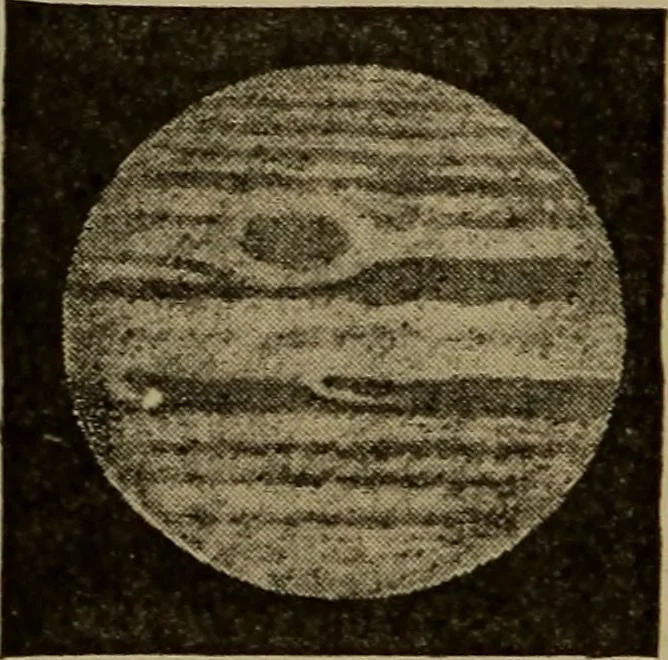 An illustration from Stars and telescopes; a hand-book of popular astronomy, founded on the 9th ed. of Lynn's Celestial motions, 1899, leaf 165