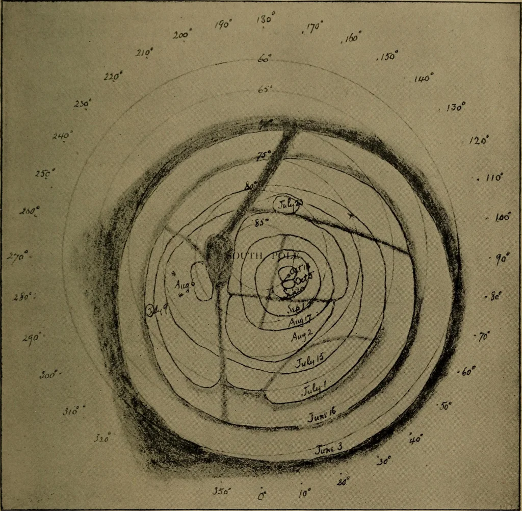 An illustration from Stars and telescopes; a hand-book of popular astronomy, founded on the 9th ed. of Lynn's Celestial motions, 1899, leaf 212