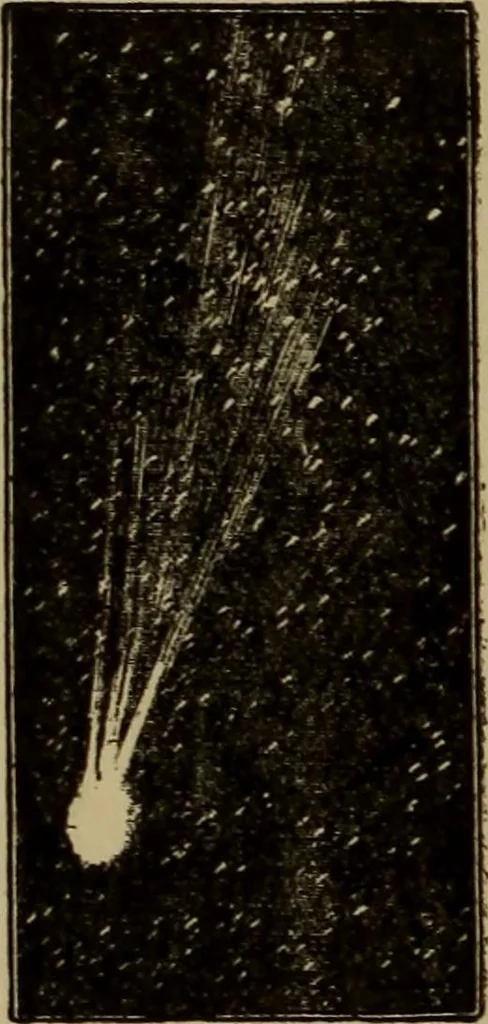 An illustration from Stars and telescopes; a hand-book of popular astronomy, founded on the 9th ed. of Lynn's Celestial motions, 1899, leaf 249