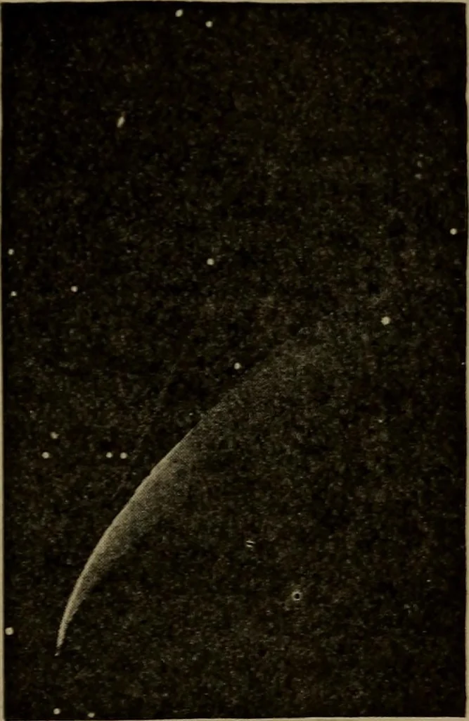An illustration from Stars and telescopes; a hand-book of popular astronomy, founded on the 9th ed. of Lynn's Celestial motions, 1899, leaf 260