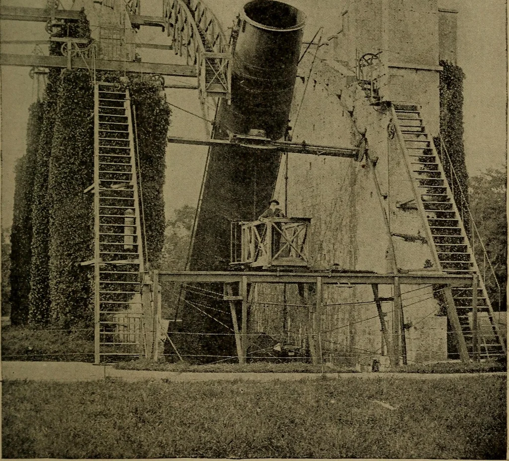 An illustration from Stars and telescopes; a hand-book of popular astronomy, founded on the 9th ed. of Lynn's Celestial motions, 1899, leaf 306