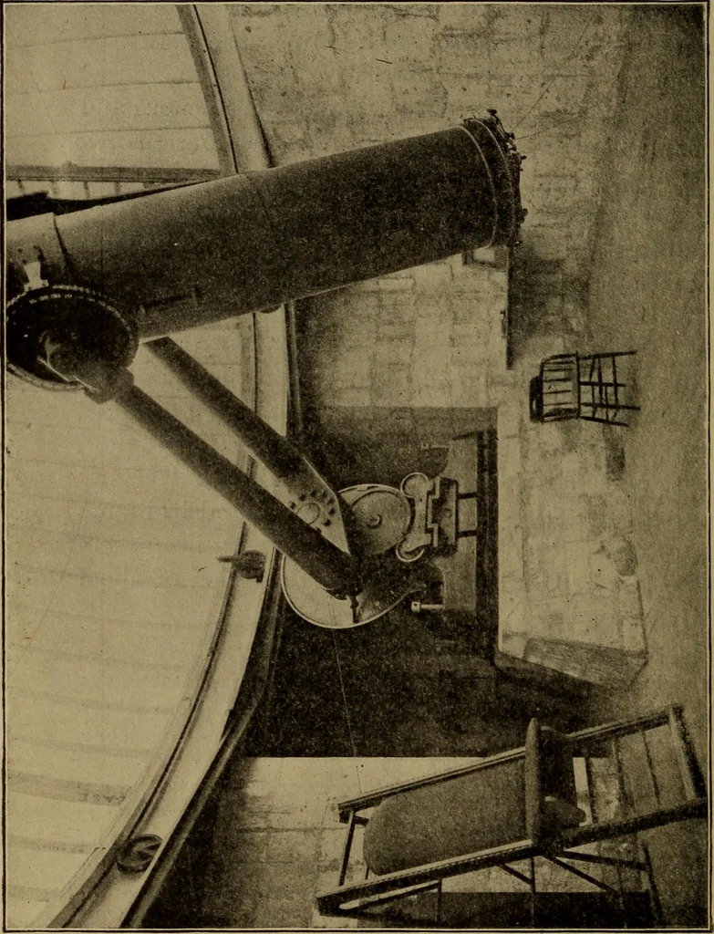 An illustration from Stars and telescopes; a hand-book of popular astronomy, founded on the 9th ed. of Lynn's Celestial motions, 1899, leaf 323