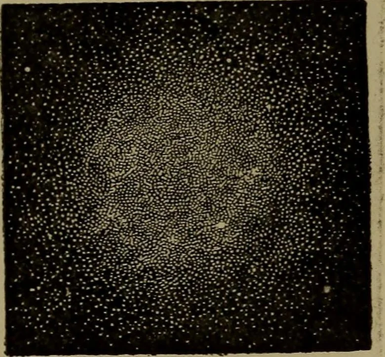An illustration from Stars and telescopes; a hand-book of popular astronomy, founded on the 9th ed. of Lynn's Celestial motions, 1899, leaf 328