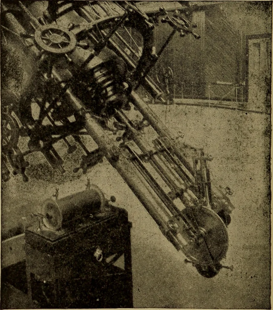 An illustration from Stars and telescopes; a hand-book of popular astronomy, founded on the 9th ed. of Lynn's Celestial motions, 1899, leaf 347