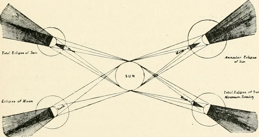 An illustration from Stars and telescopes; a hand-book of popular astronomy founded on the 9th ed. of Lynn's Celestial motions, 1901, leaf 118