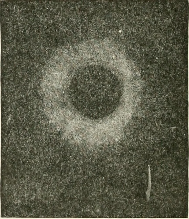 An illustration from Stars and telescopes; a hand-book of popular astronomy founded on the 9th ed. of Lynn's Celestial motions, 1901, leaf 121