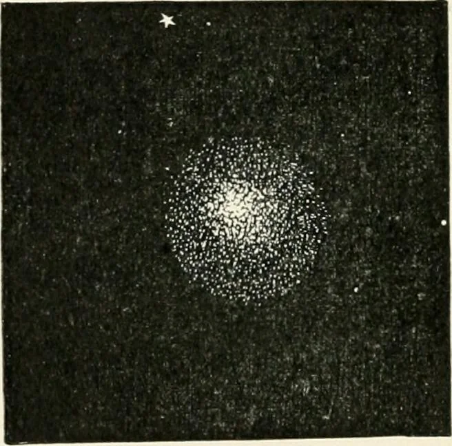 An illustration from Stars and telescopes; a hand-book of popular astronomy founded on the 9th ed. of Lynn's Celestial motions, 1901, leaf 237