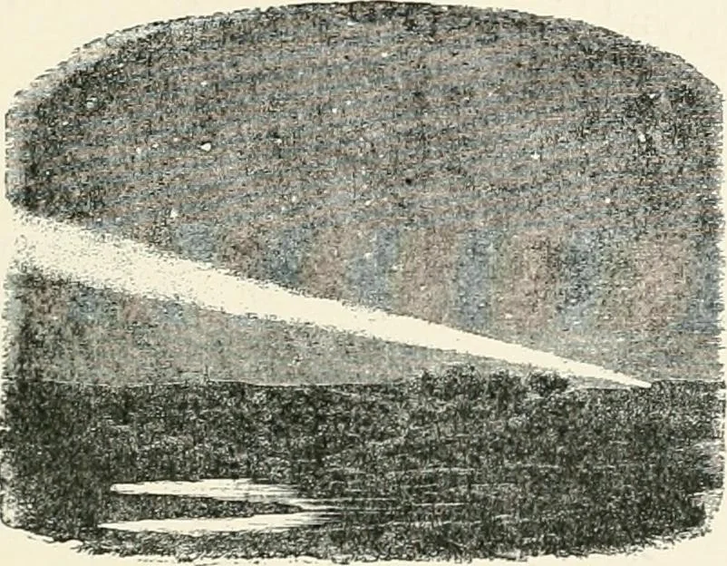 An illustration from Stars and telescopes; a hand-book of popular astronomy founded on the 9th ed. of Lynn's Celestial motions, 1901, leaf 248